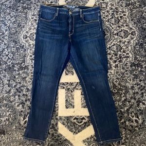 AMERICAN EAGLE HI RISE JEGGING - NAVY DENIM